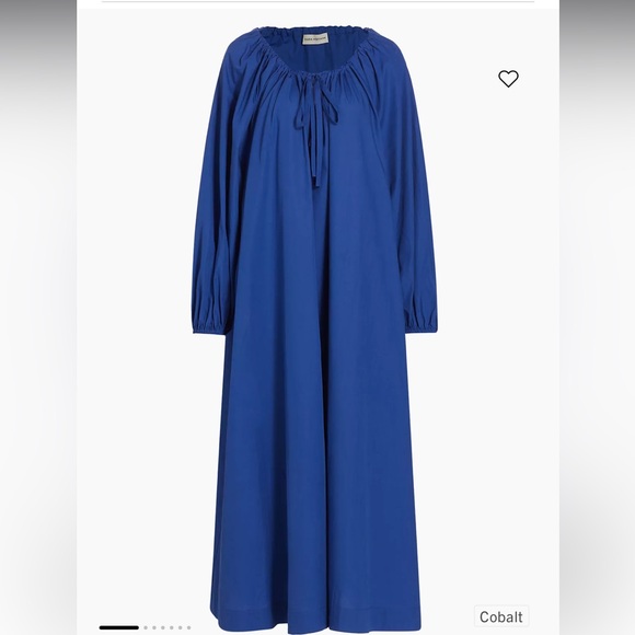NWT Mara Hoffman Salma Blue Drawstring Dress - Picture 3 of 6